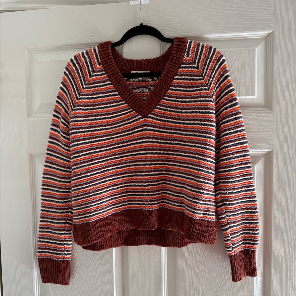 Madewell Size small Colorful Open Knit Sweaterter